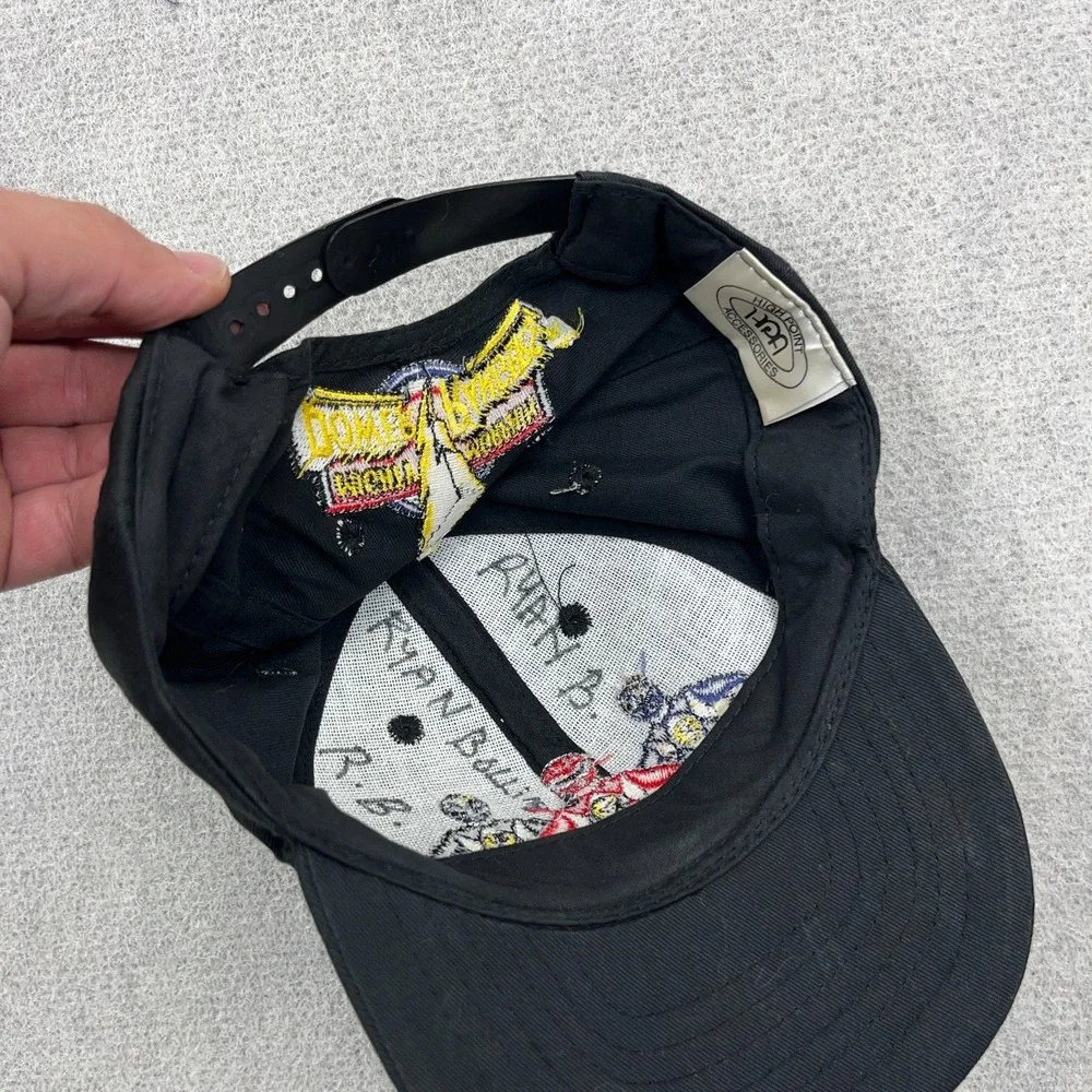 Vintage Mighty Morphin Power Hat Cap SnapBack 90s Youth Kids Boys Distressed